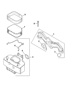 Part Location Diagram of 3288303S1C Cub Cadet AIR FILTER W/PRE C